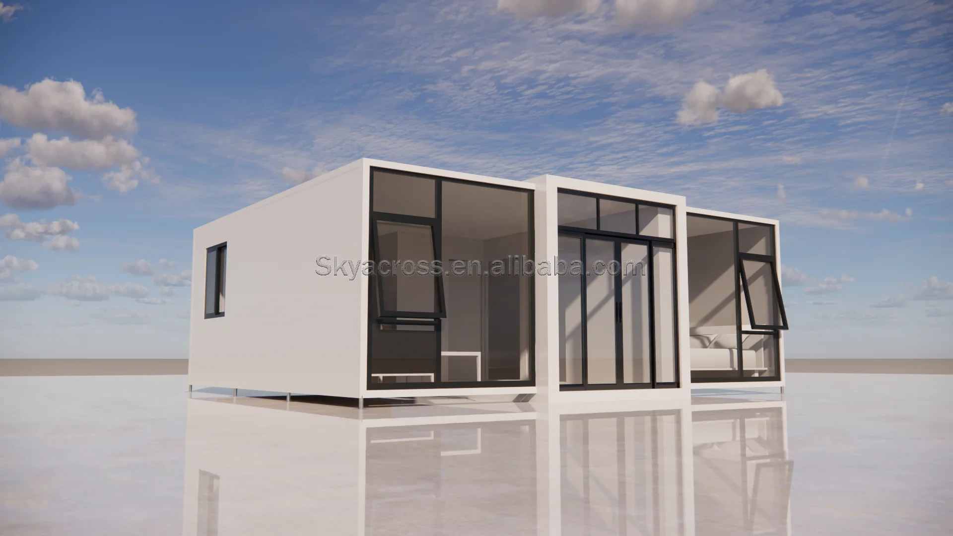 Cheap Ready Made 3 Bedroom Prefabricated House - Expandable