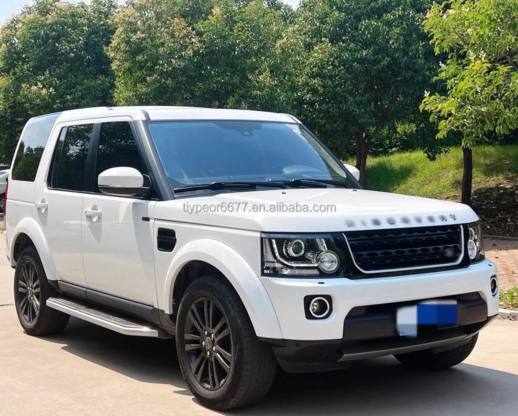 product tiypeor front bumper upper center grille for land rover discovery 4 2014   2016 mesh style accessories chrome radiator grille-2