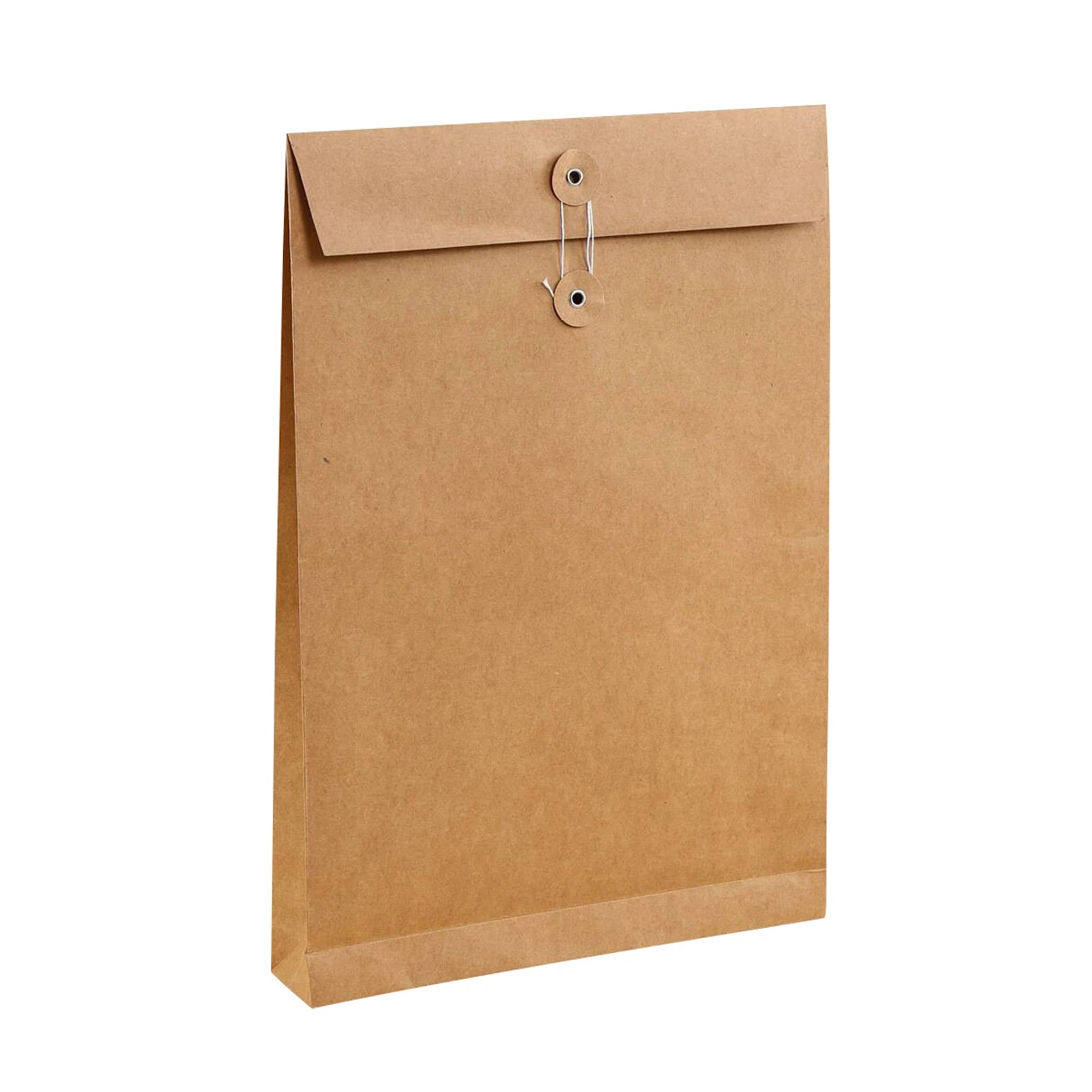 Custom Logo 7*9*3 Kraft Cardboard Mailer Eco Friendly Rope Winding Box Mail Packing Envelop for Phone Case