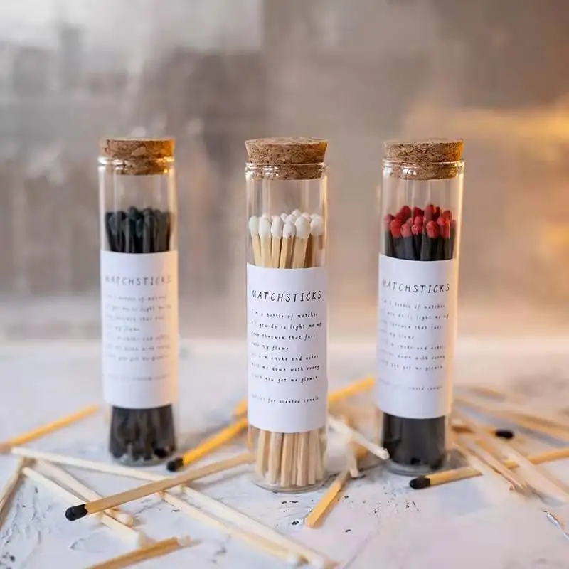 Wholesale Glass Jar Safety Matches Long Matches In Glass Jar Cheap