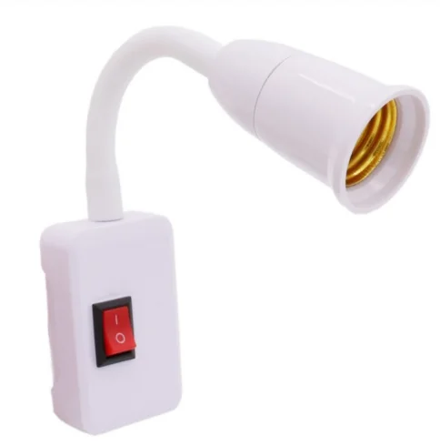 E27 Ampoule Lampe LED Support Flexible Extension Adaptateur Prise Convertisseur