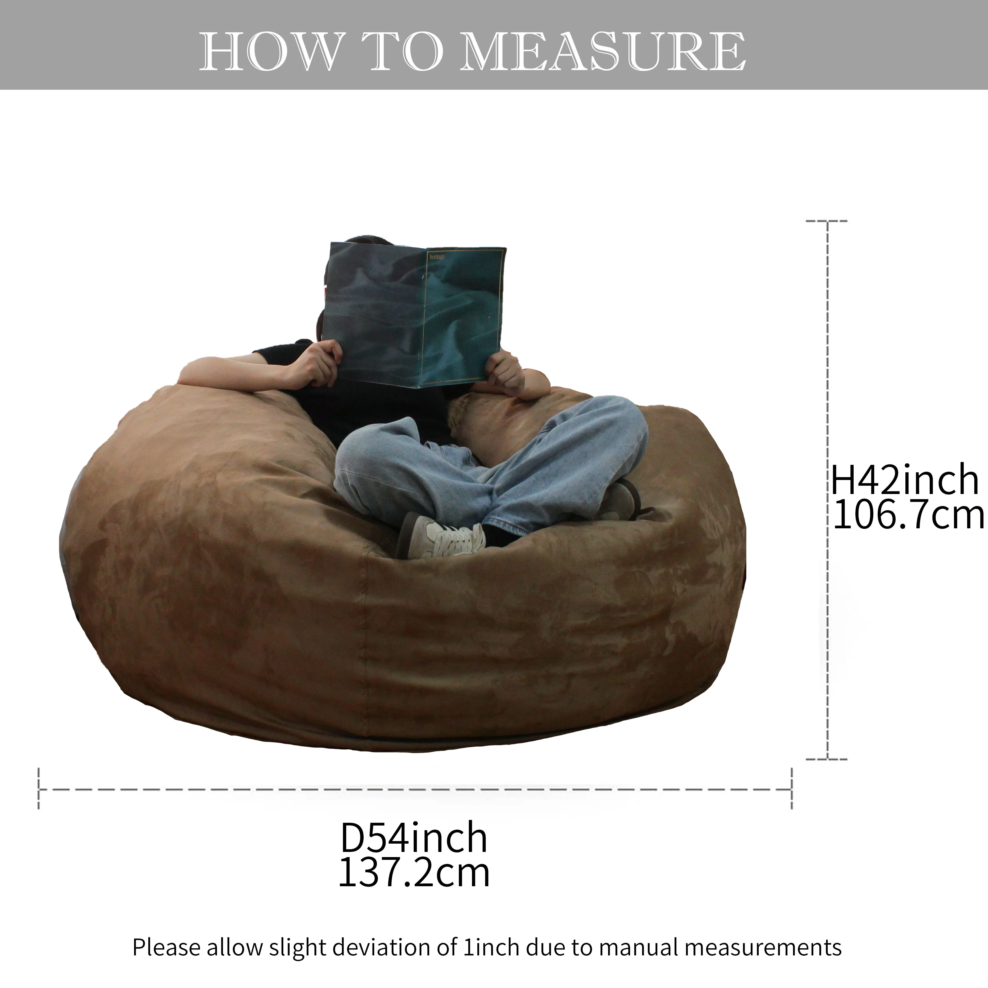 Luxury Faux Fur Shredded Foam Bean Bag Shredded Foam Chair Large Lazy