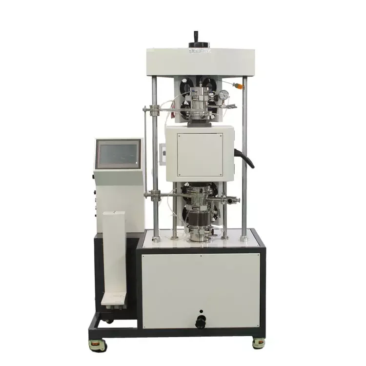 Hot Sale 1200c Lab Small Quartz Tube Vacuum Sealing Vertical Hot Press Electric Furnace With Graphite Heating Chamber