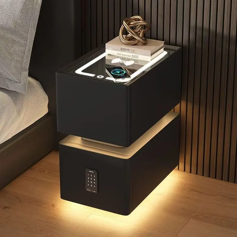 Monolithic Rectangular Smart Side Table Project-Grade Slim Smart Side Table for Commercial Fit-Outs – PGR Furniture