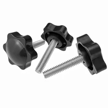 OEM M3-M10 Stainless Steel carbon steel Brass Plastic screw plain Zinc Black door handle screws