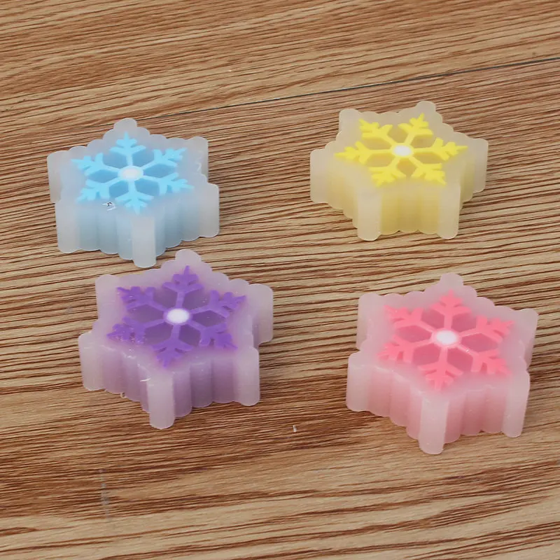 snowflake erasers 