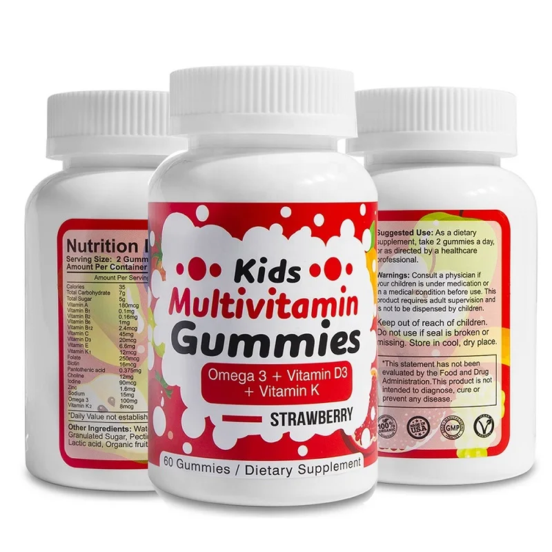 Kids Formula Daily Gummy Multivitamin Vitamin C D3 And Zinc Gummies ...