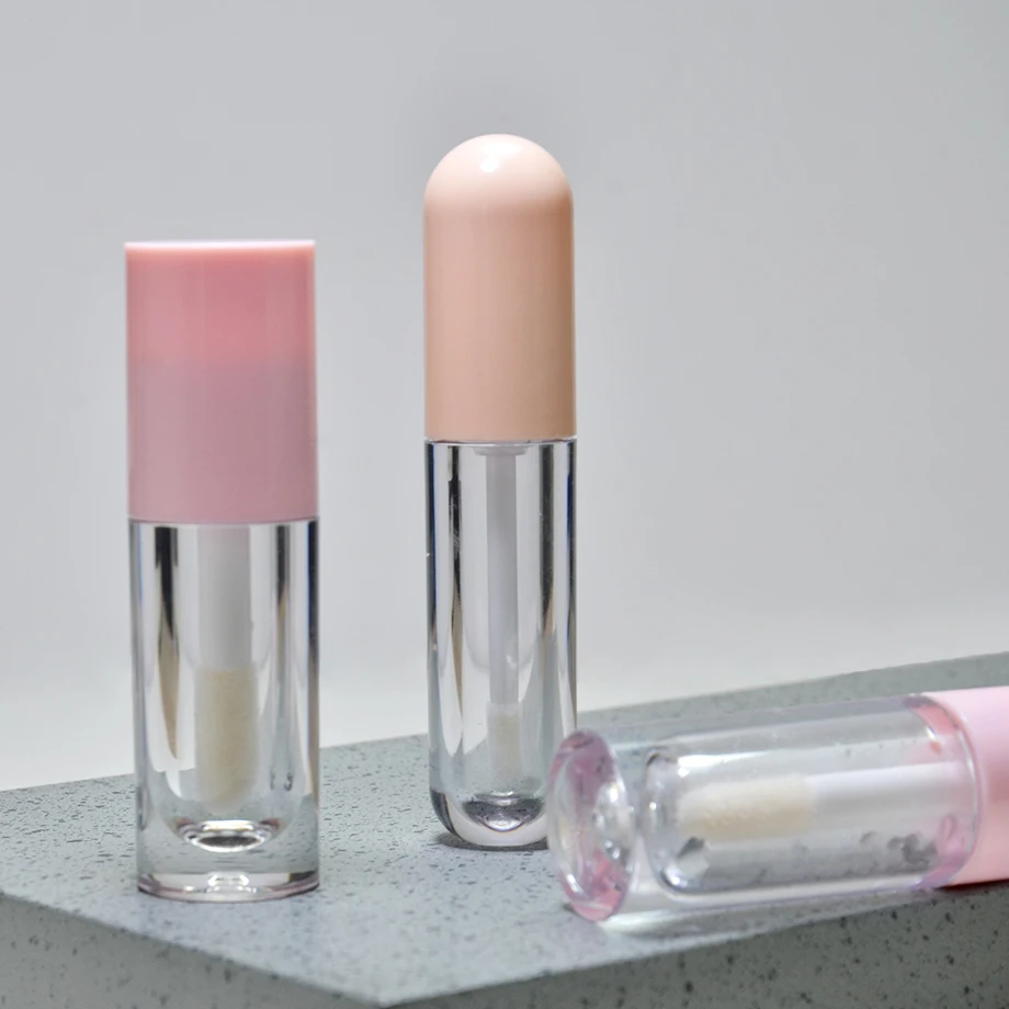 Custom 5ml Clear As Lip Gloss Tube With Cap Plastic Jar For Makeup And ...