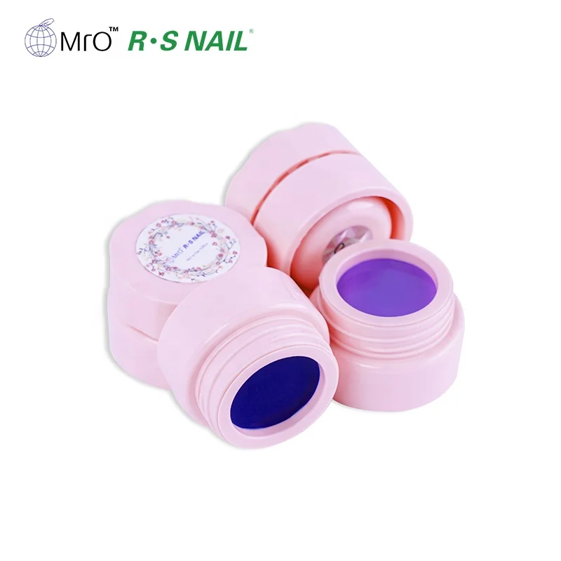 RS Nail Painting Gel 5g Free sample Nail Art Paint Uv Gel Pure Color Gel Private Label Hight Quality