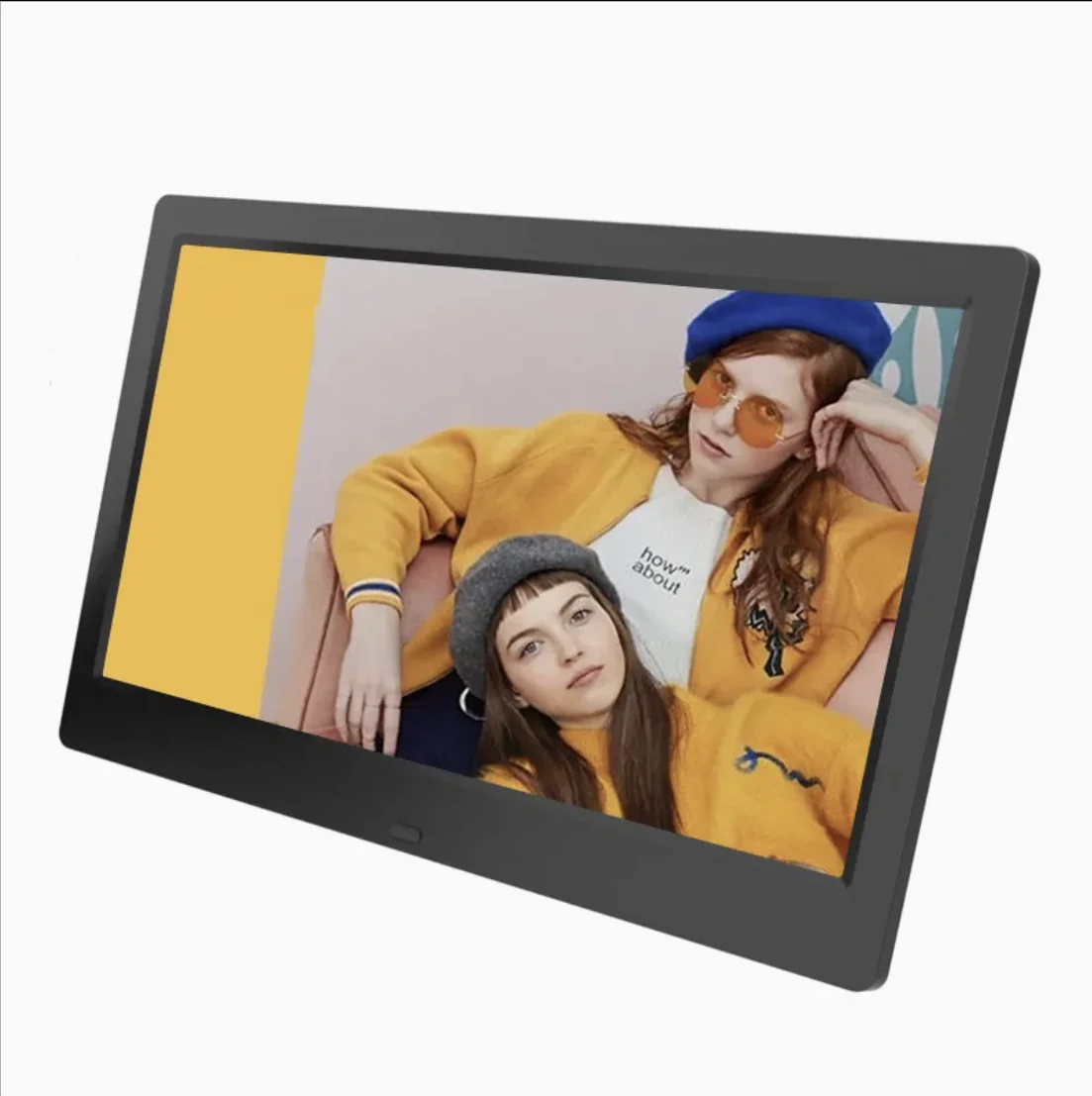 10 Inch LCD Screen Digital Photo Video Frame Display Images with Background Music, Support USB Drives/SD Card Loop AutoPlay