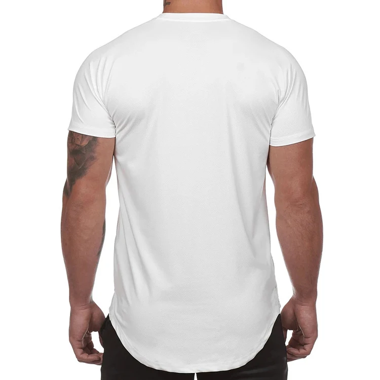 Custom Blank Camiseta Fitted Polyester Shirts Quick Dry Crewneck ...