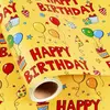 Yellow Happy Birthday Balloon
