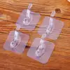 Ganchos para abrigos transparentes, 6*6cm