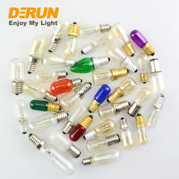 Factory BA15D Incandescent Bulb T20 T25 10W 15W Transparent Glass Tungsten Bulb Mini T Shape Incandescent Bulb Lamp