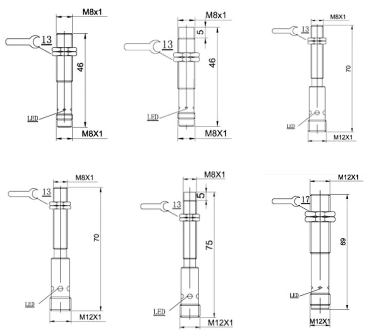 BXUAN Industrial proximity sensor 24v NPN PNP Inductive 220v proximity switch sensor details