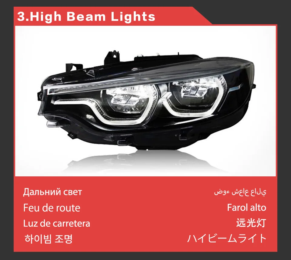 Car Lights For BMW F32 Headlight Projector Lens 2013-2018 F82 F36