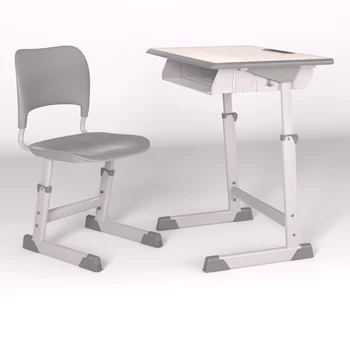 Fashionable, durable, and height adjustable school furniture, desks, chairs, and campus education classrooms can be customized