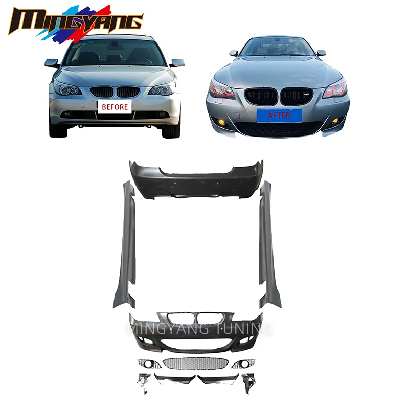 High Quality E60 M5 Bodykit Front Bumper Car Parts Upgrade 5 Series Accessories For Bmw E60 Body