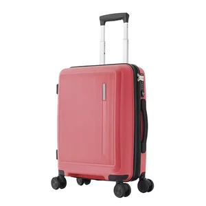 Hot Sale Lightweight Large Capacity Expandable Luggage PP Material Anti Theft Password Lock Boarding Luggage