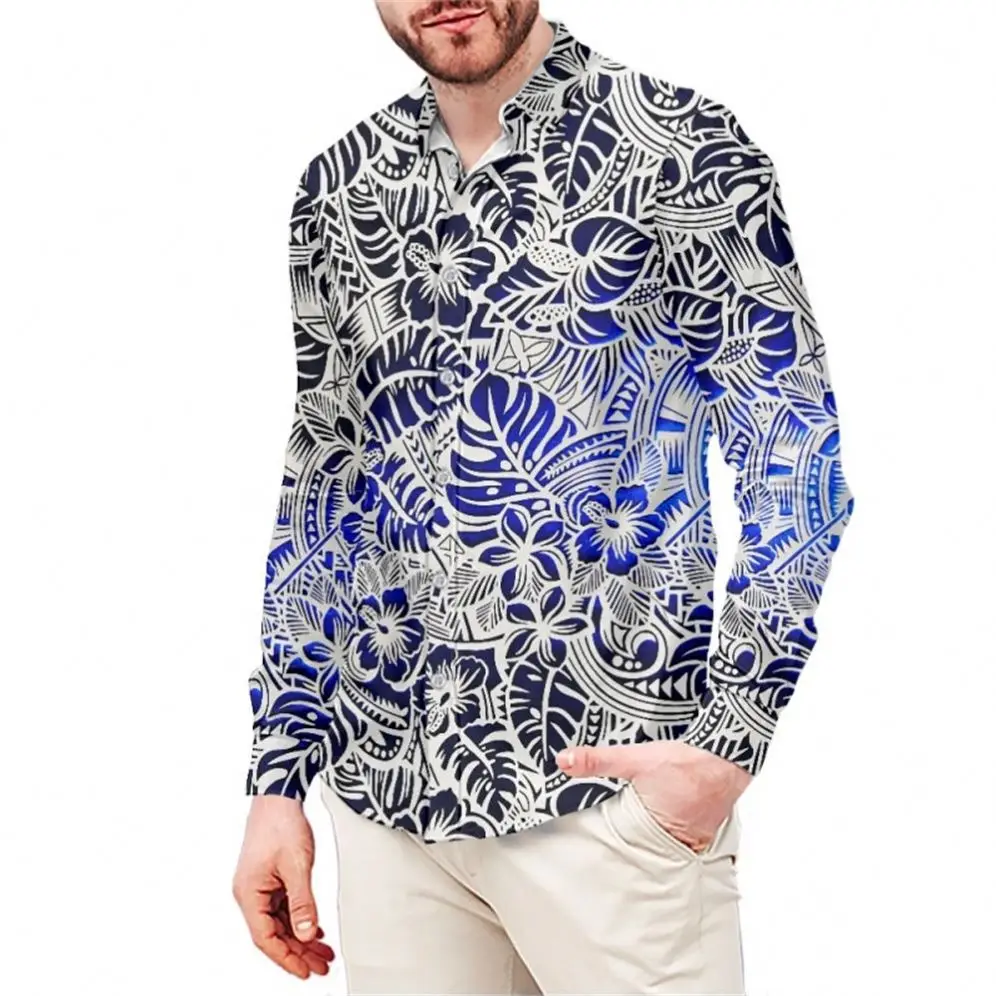 print on demand dress shirts All-Over Print Unisex Button Shirt
