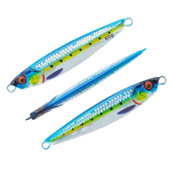 CHEERY 40g 60g 80g UV Luminous Slow Saltwater Fishing Metal Jig Lure Major Craft-jigpara Slim 3D Printed with Scale – Metal Jig – view 3