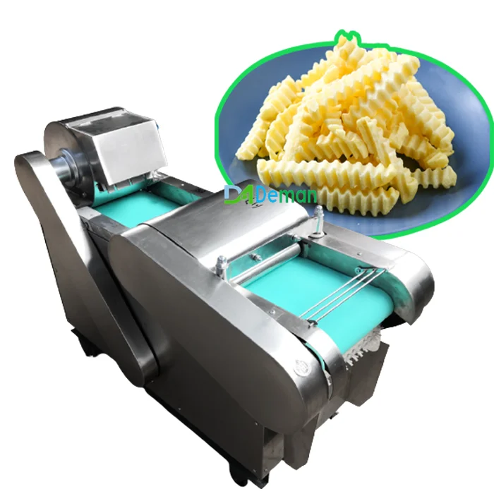 ジグザグポテトカッターシュレッダークリンクルポテトキャロットシュレッダー機ウェーブストリップポテト切断機