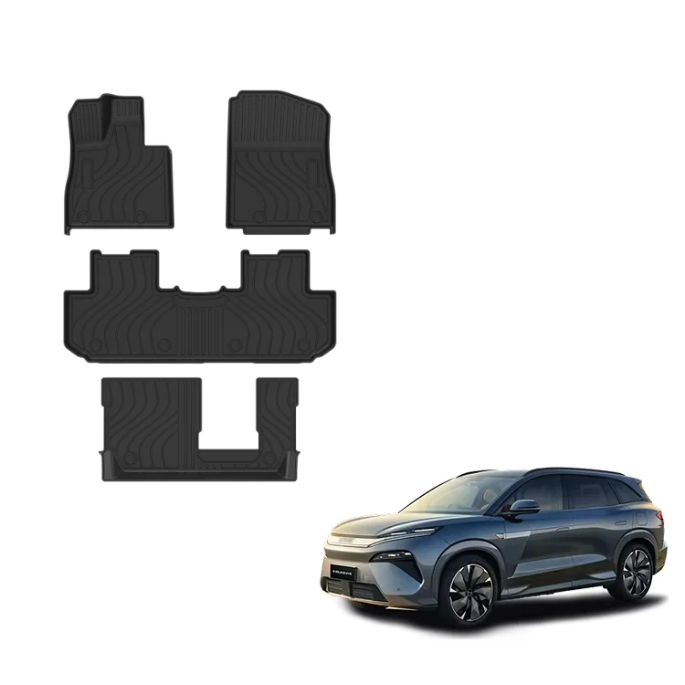 Аксессуары для электромобилей Maremlyn для BYD Sealion 8, Atto 8, Tang L: водонепроницаемые нескользящие коврики для салона из термоэластопласта (TPE), коврики для ног