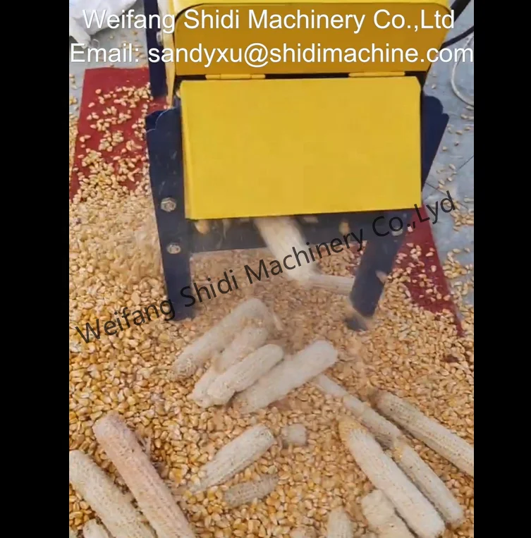Shidi Brand 3 in 1 Mini Corn Harvester for Combine Maize Harvesting Machine for Small  Corn Harvester Dehusker Picker Machine