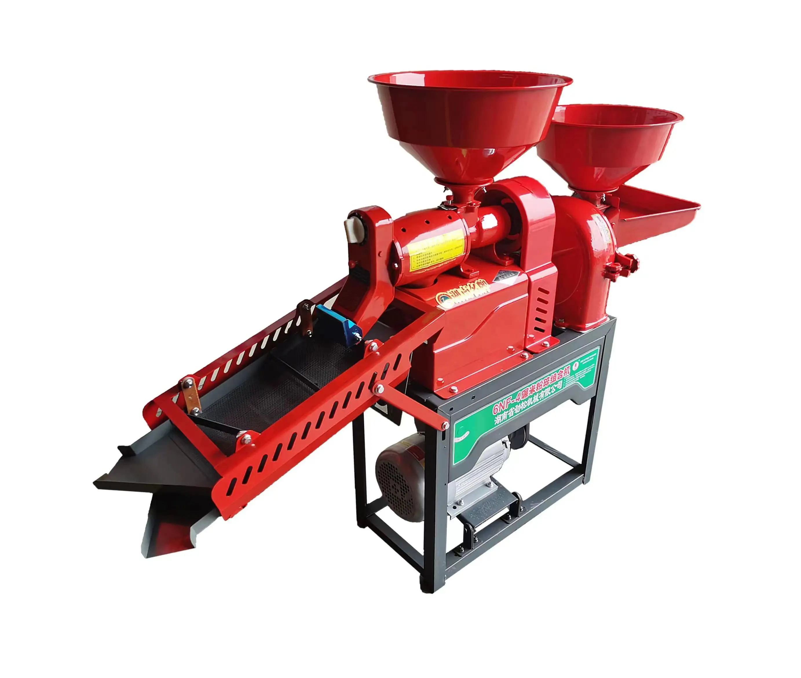 Jinsong Double Layers Vibratory Hopper Rice Mill Machine Combined Rice Milling Machines Complete Set for Rice Corn Dust