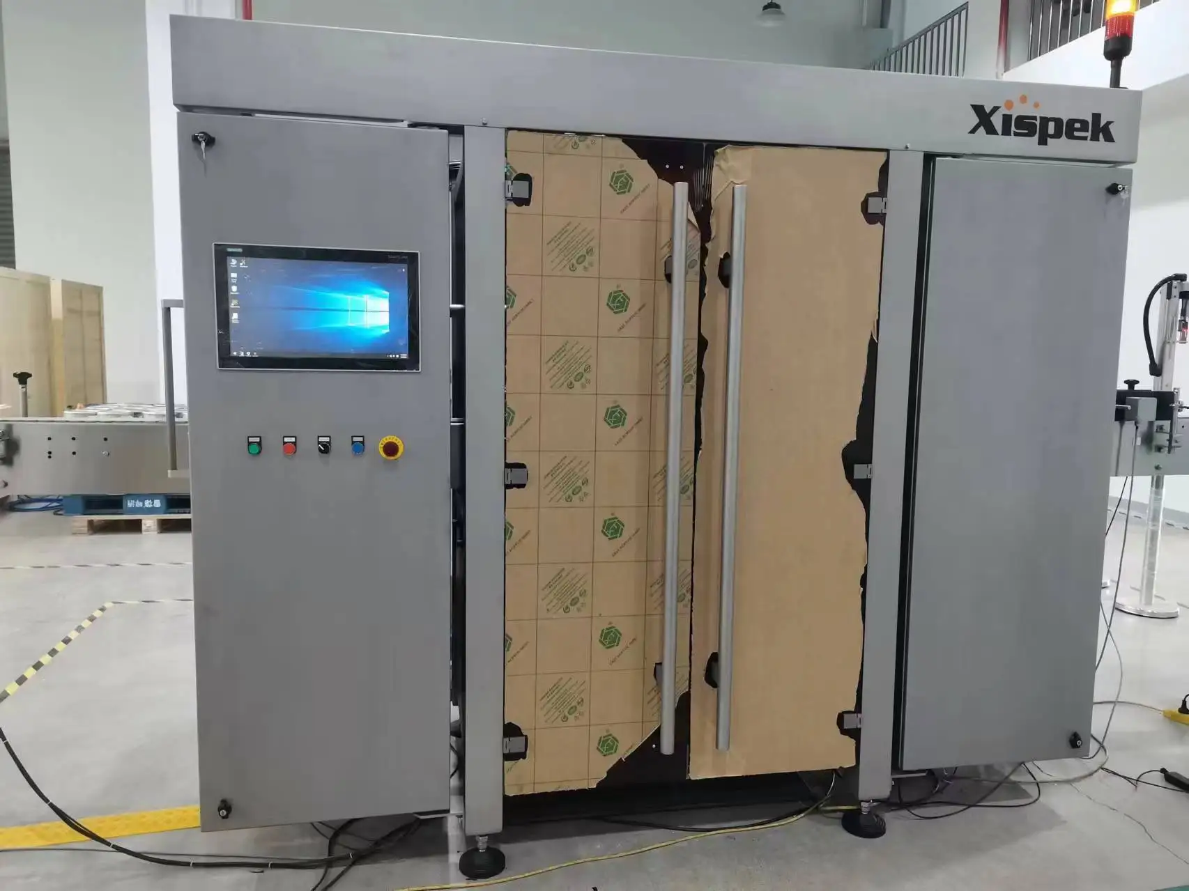 Quality Control Inspection System Machine with Inspection Camera Empty Glass Bottle for Beverage & Wine Production
