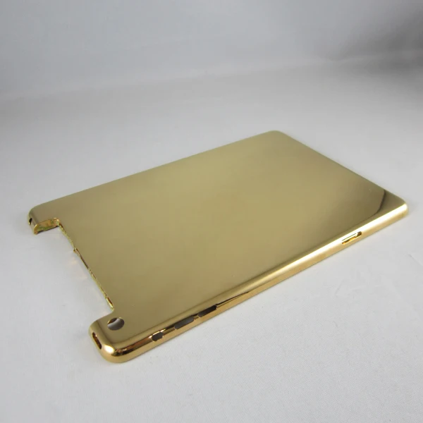 Accept Exclusive Custom Design Luxury Gold Plated Back Cover for iPad Mini 1