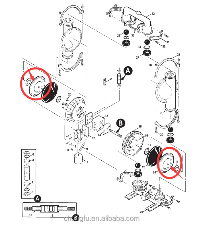 CF15-1010-55 Diaphragm manufacture