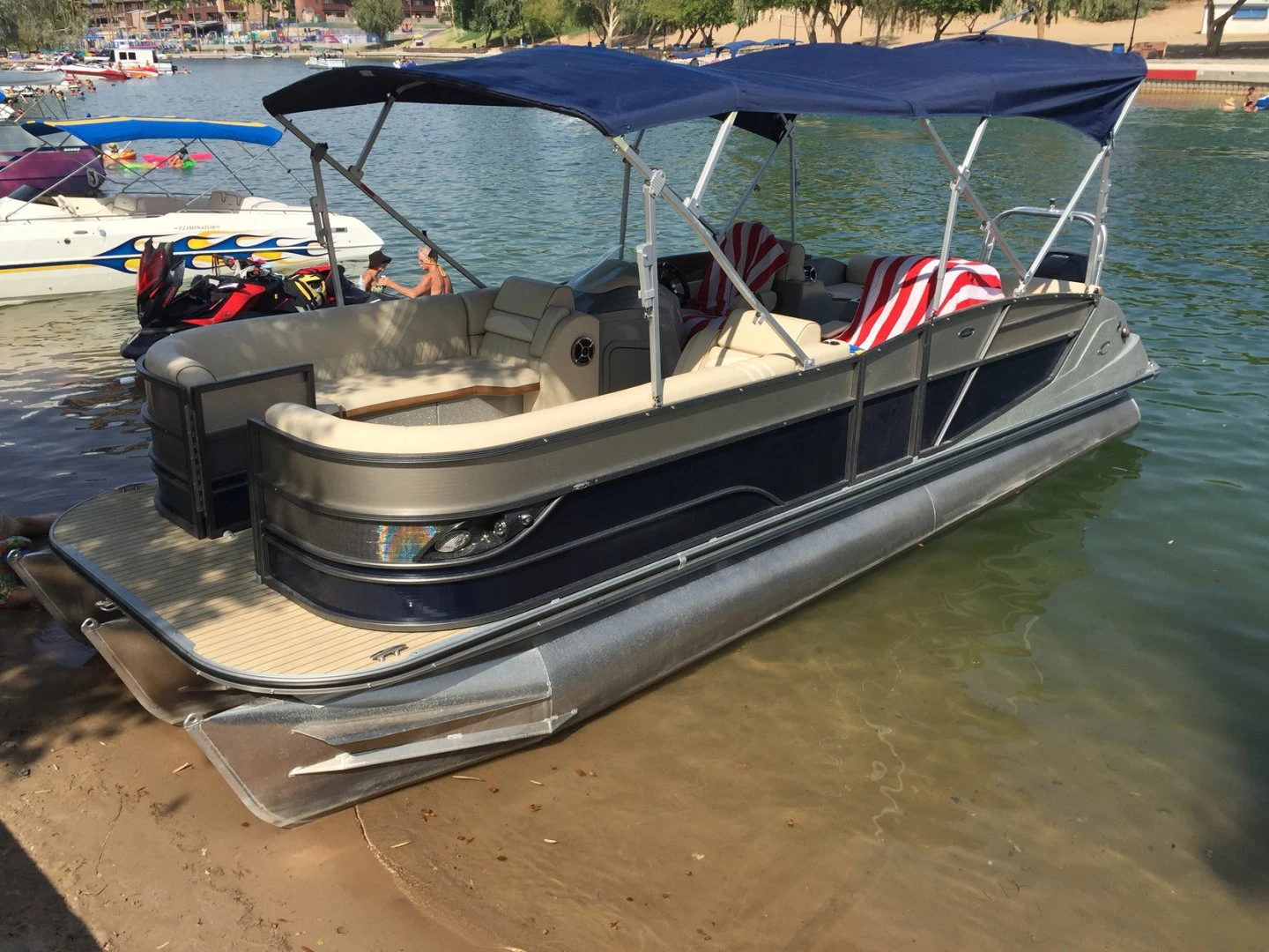 Kinocean New Arrival Floating Pontoon Boat pontoon boat seats furniture pontoon boat with motor for sale