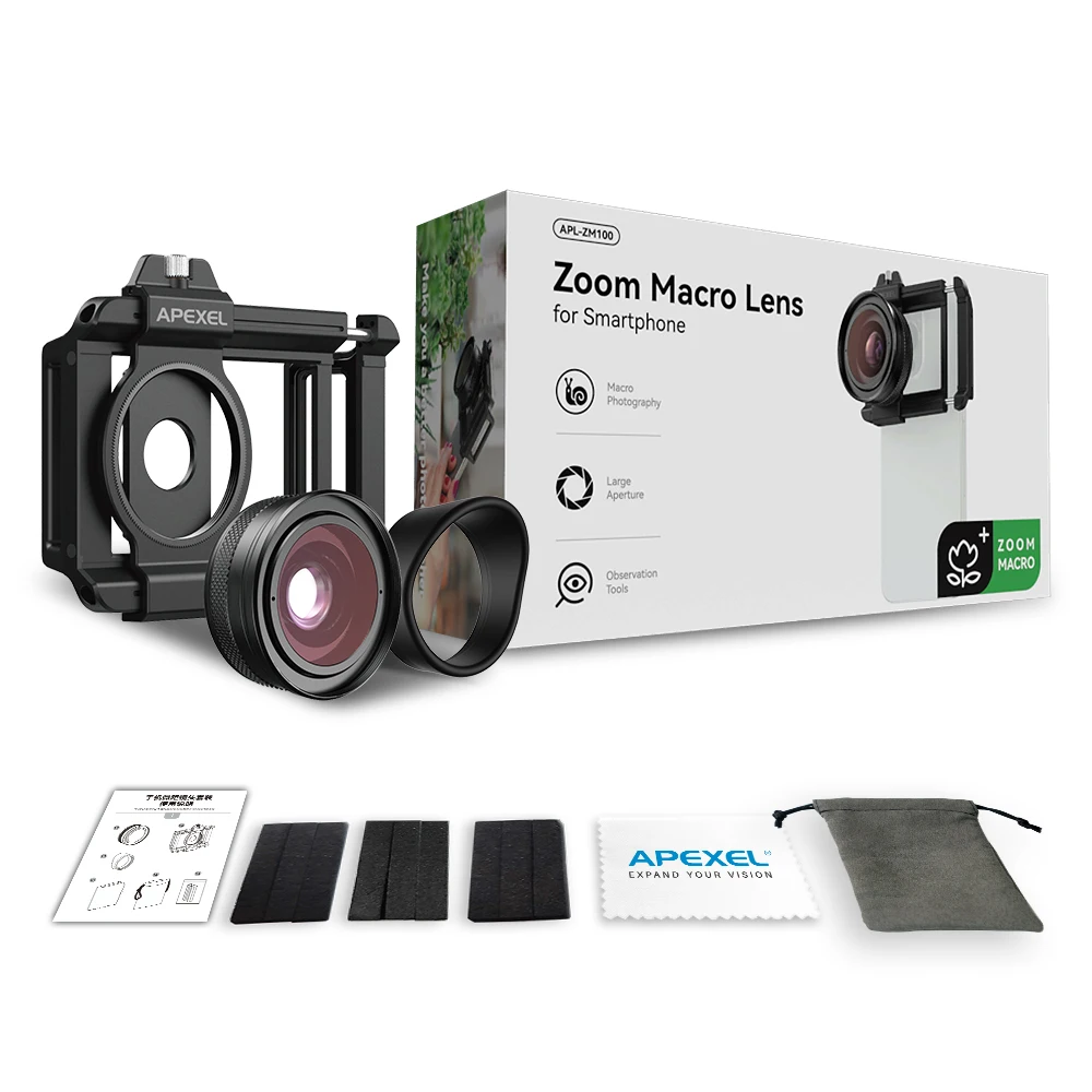 Apexel Zoom Macro Lens Apexel Zoom Macro Lens For Smartphone APL