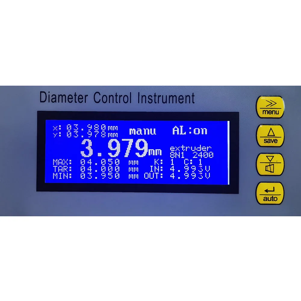 ETB-05B Optical Range 0.2-30mm Plastic Laser Diameter Measuring Instrument Communication Pipe Cables Diameter Control Instrument