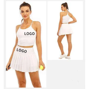 Wholesale Customized Quick Dry Safety Golf Dress Cool Breathable Pleated Tennis Skirts