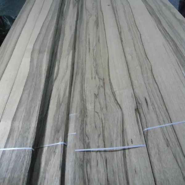 NATURAL BLACK and WHITE LIMBA WOOD VENEER for HOTEL APPLICATION