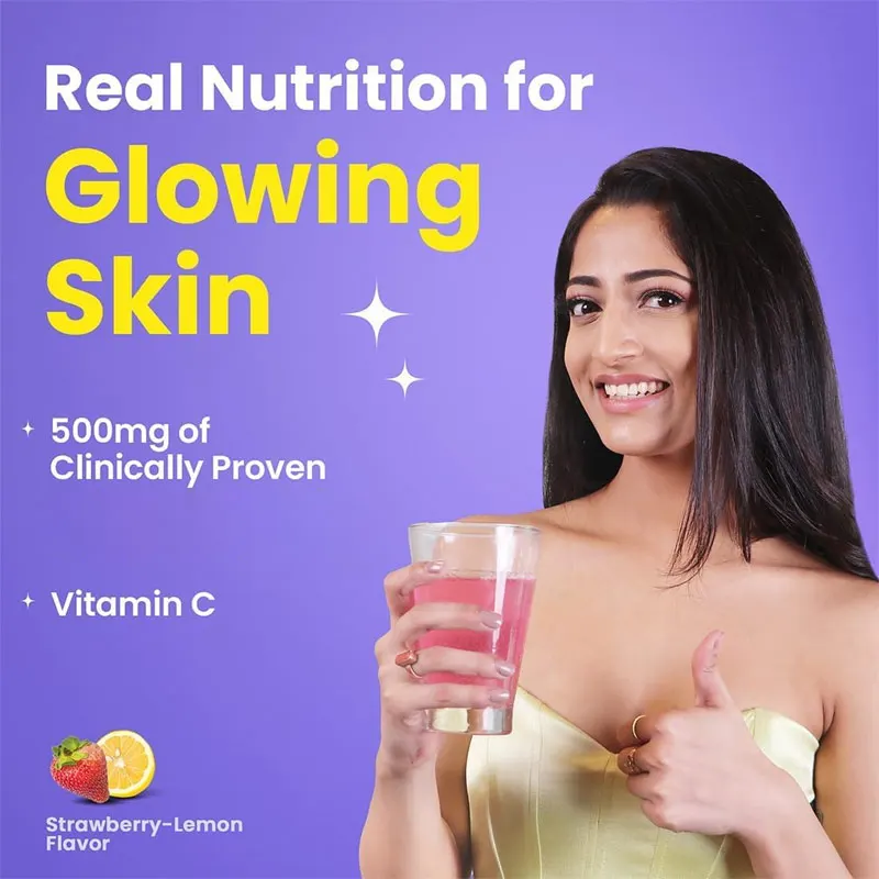 Private Label  Fruit Flavored  Effervescent Tablets for Adults Glutathione 500 mg and Vitamin C Skin Care Supplements