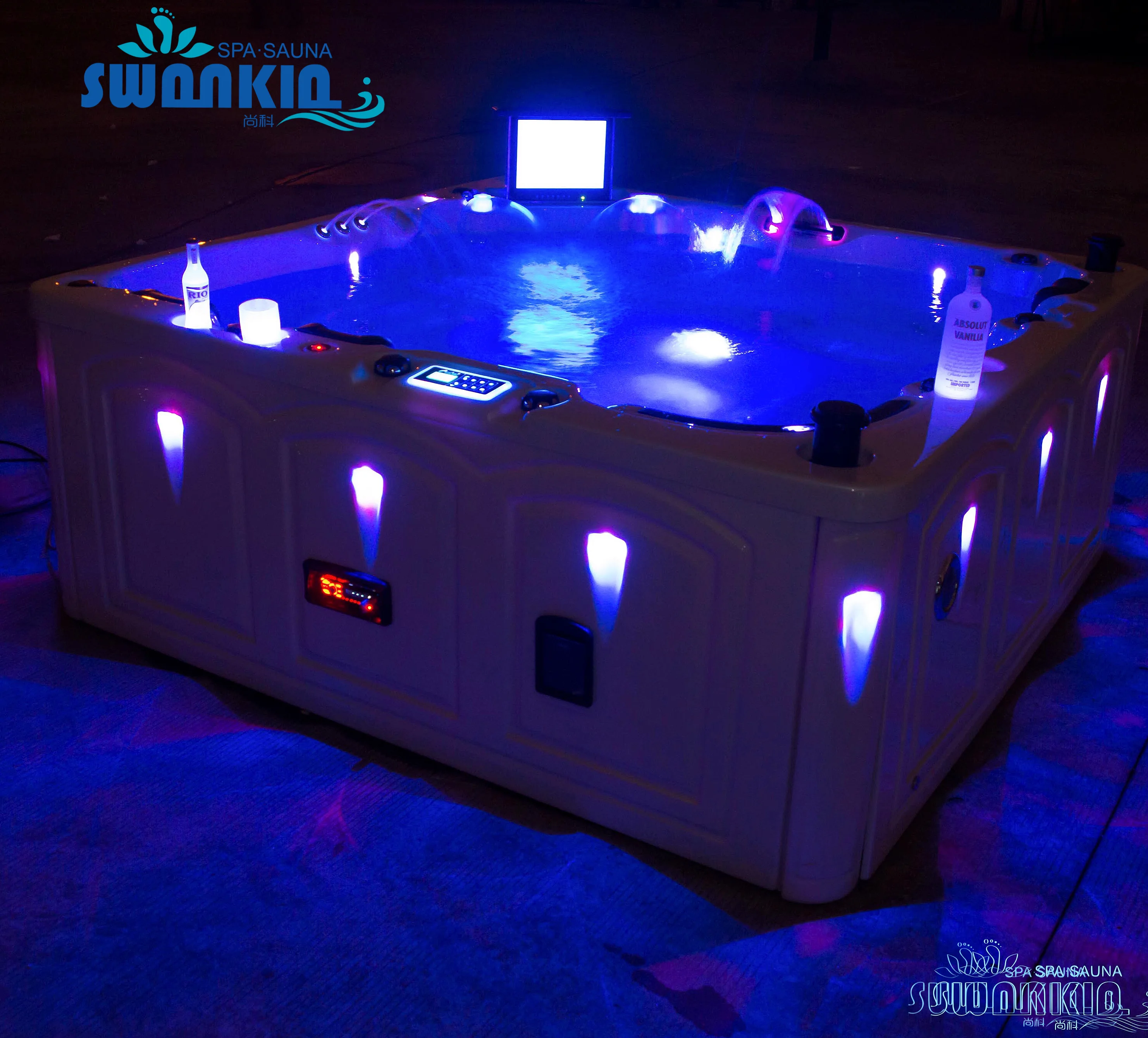 Best Outdoor Soaking Spas Hot Tub Bath Massage Large Spas Bathtub 6