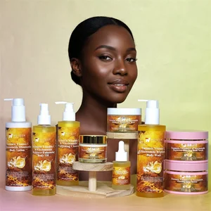 Hot Selling Skin Body Care Vitamin C  Set Body Lotion  Shower Gel with High Quality for  Black  Women