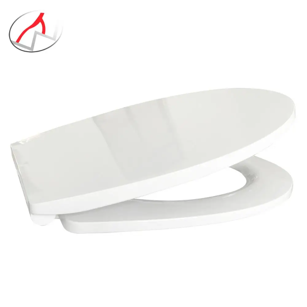 18inch European Standard Shape Soft Close Toilet Seat with Top Fix and One Button Quick Release PP Toilet Set Wc Sitz