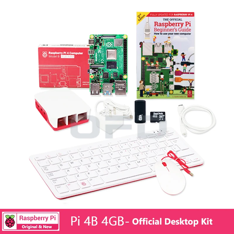 Raspberry Pi 4 Kit - Starter Basic Kit with Multiple RAM Options