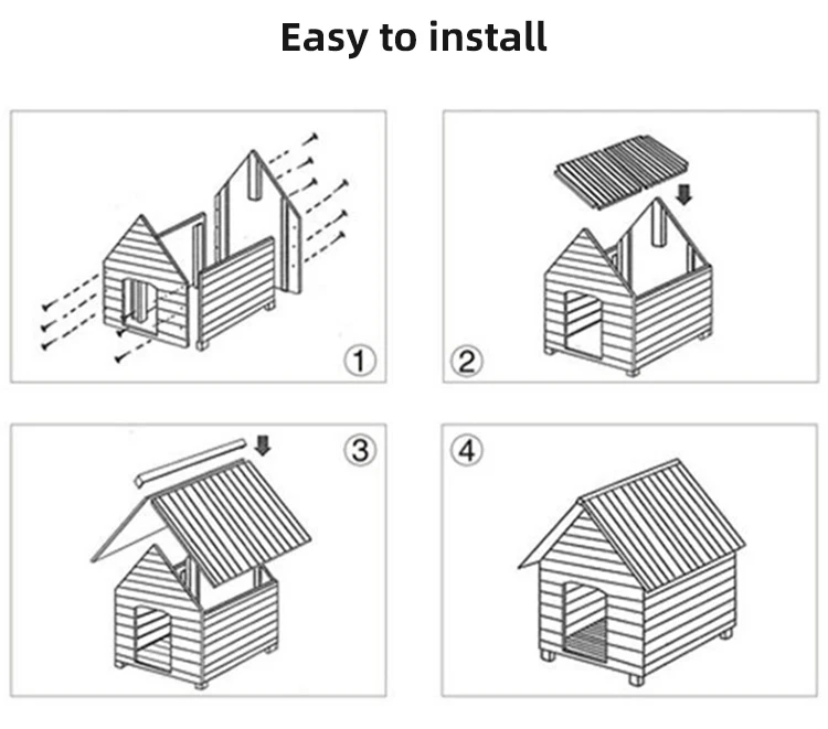 Different Size Multi Level Large Dog Decoration Custom Indoor Dog
