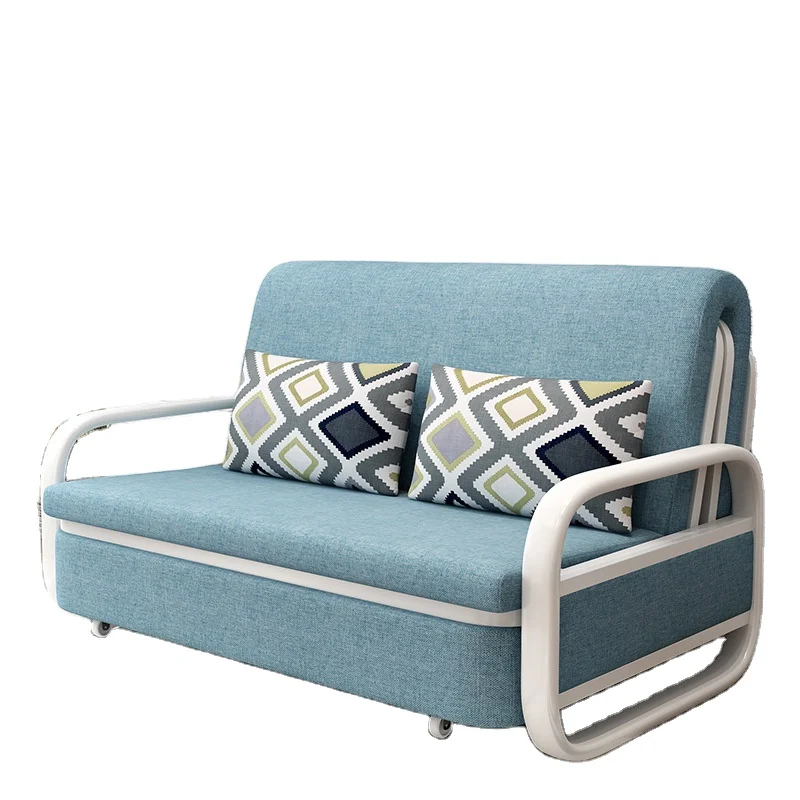 Modern Style Sectional Sofa Bed with Storage Living Room Furniture Suede Fabric l Shape Sofas Beds