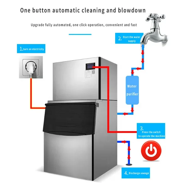 Ice Machine, 240 V, 1300W - detail 6
