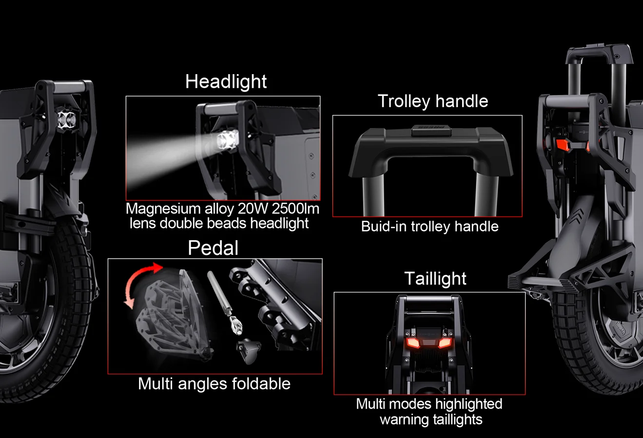 Leaperkim Lynx Veteran Electric Unicycle 151v 2700wh 50e 50s Monowheel