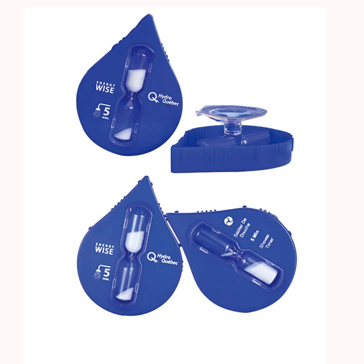 Custom Minute Water Drop Hourglass Sand Clock Sand Timer With Sucker