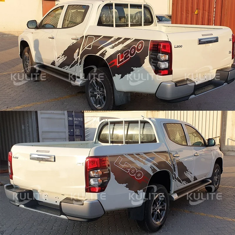 Truck Body Stickers for Pickup 2020 Mitsubishi L200 Triton DC 4X4 Stickers