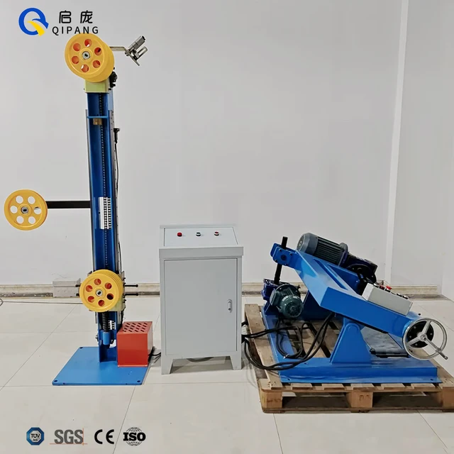 QIPANG Manufacturer Cable Wire Feeding Machine  PN630mm Bobbin Cable Wire Active Shaftless Pay off Machine With Dance Rack