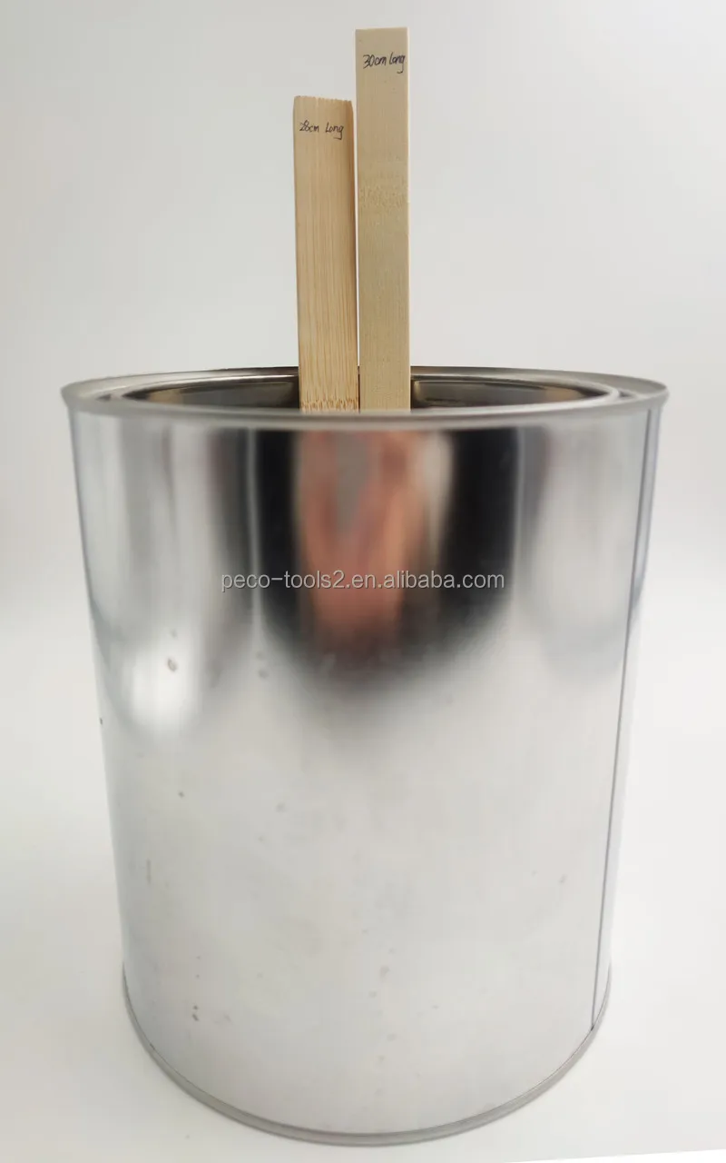 Bamboo Paint Mixing Stirrer With Groove Handle